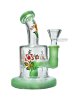 Flora  Mini  Glass  Percolator  Bong  B